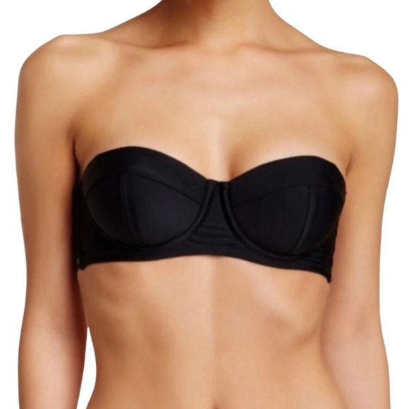 NWT Jessica Simpson Women's Strappy Underwire Bikini Swim Top S - Picture 1 of 7